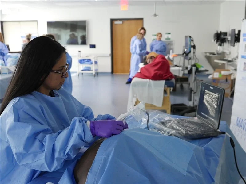 On site lab training.