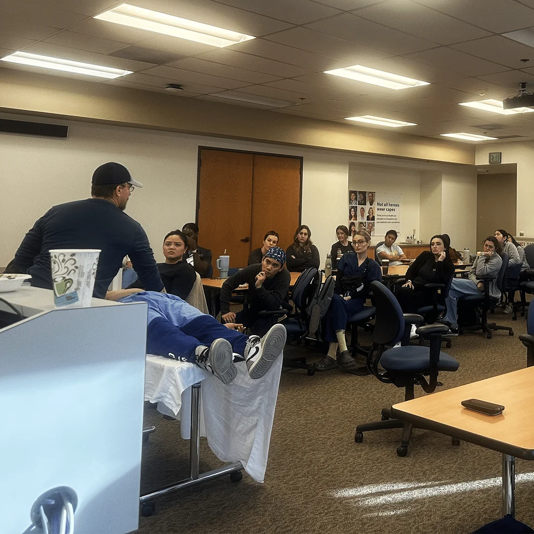 Onsite lab with students training.