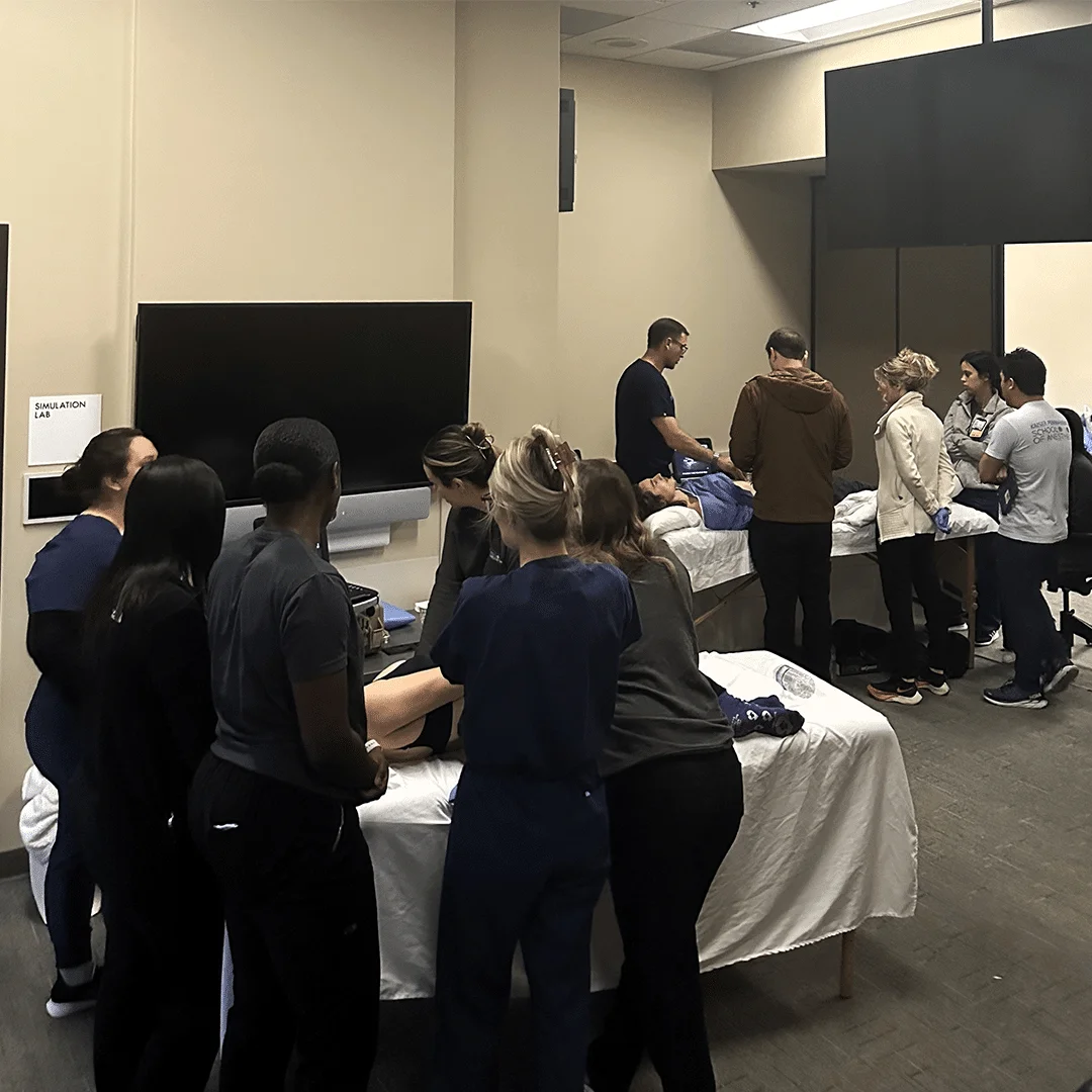 Onsite lab with students training.