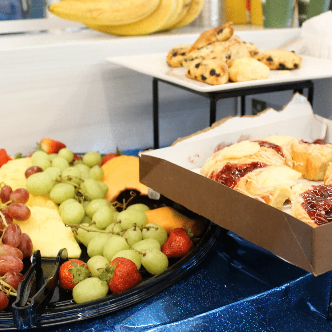 Onsite lab training with students.