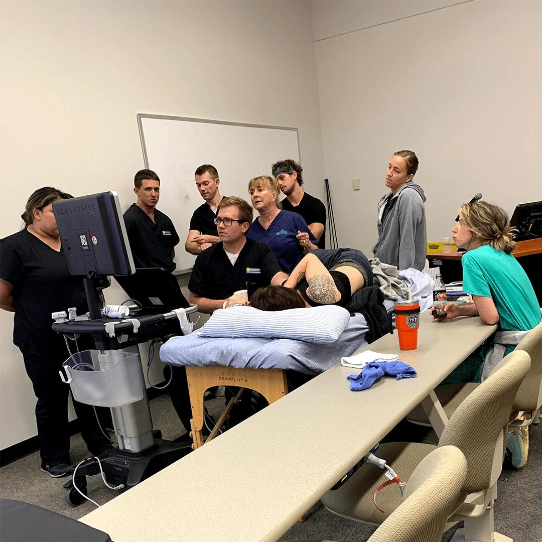 Onsite lab with students training.