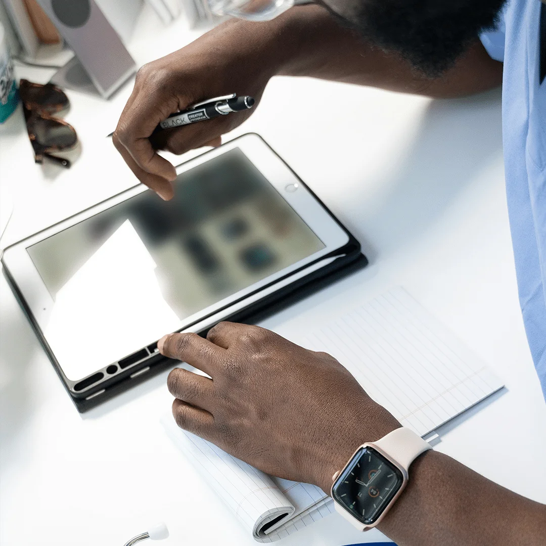 Ipad for online courses.