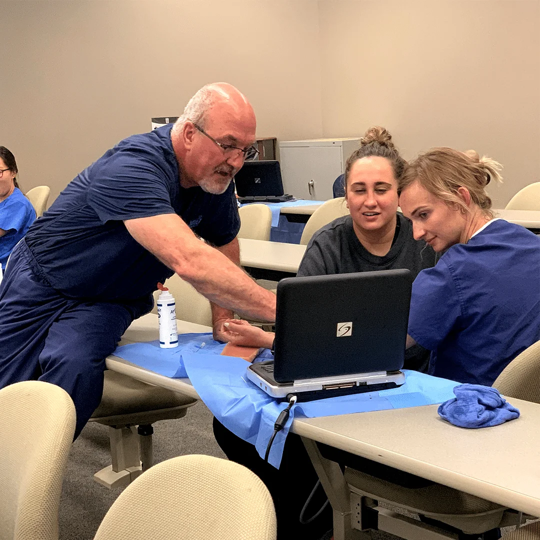 Point-of-Care Ultrasound with Vascular Access on site training.