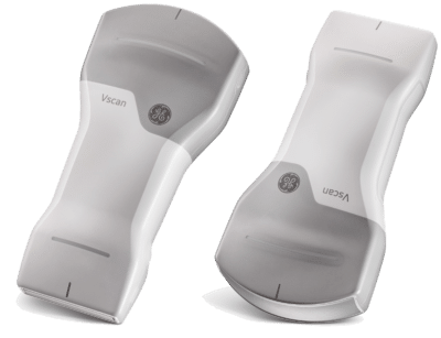 Vscan Air CL probes at angle Vscan Air CL probes at angle
