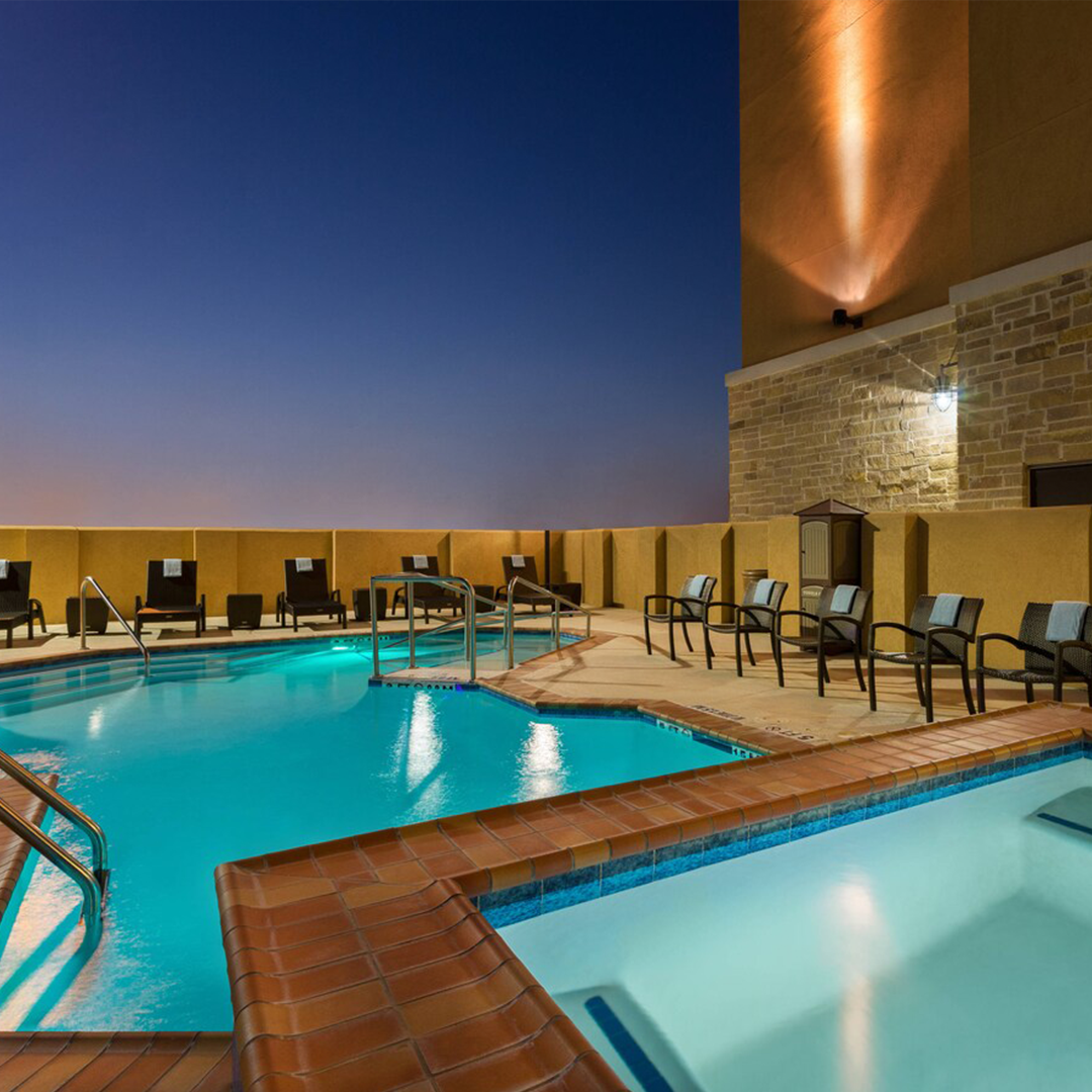 Hotel pool example at a hotel you may need to book.