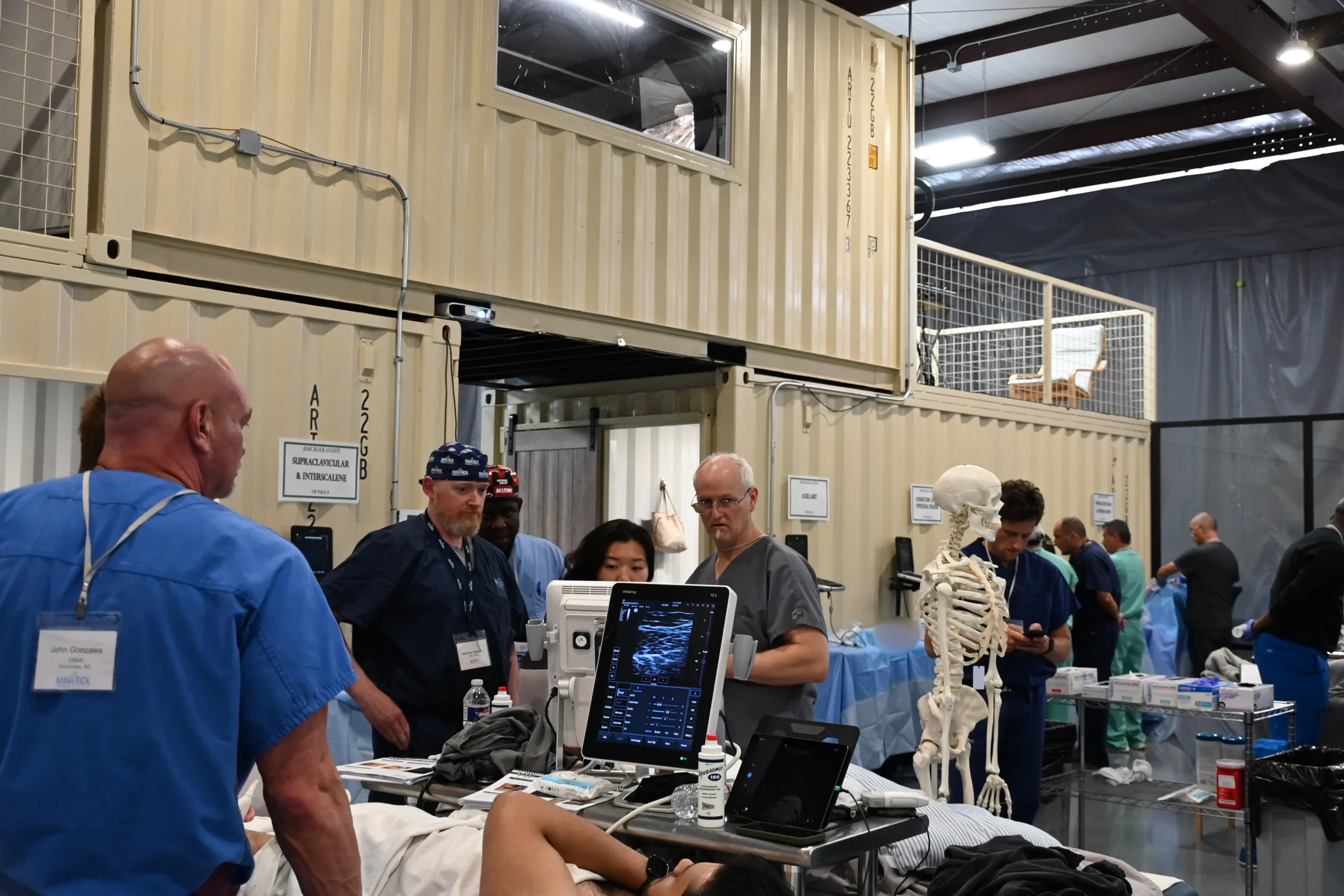 Innovative training center for Maverick Medical hosting learning event.