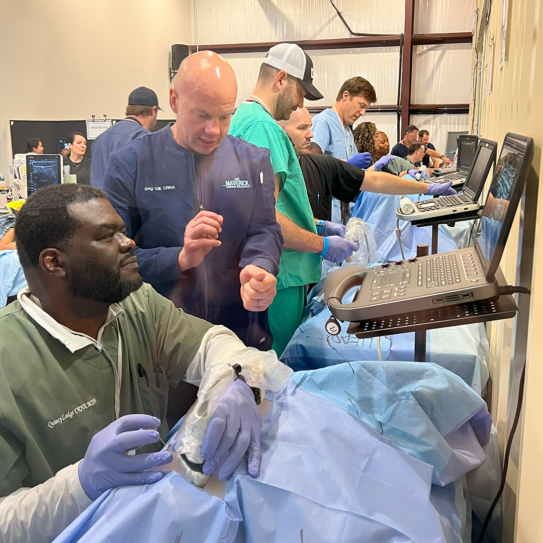Maverick Medical Regional Anesthesia course at in location lab.