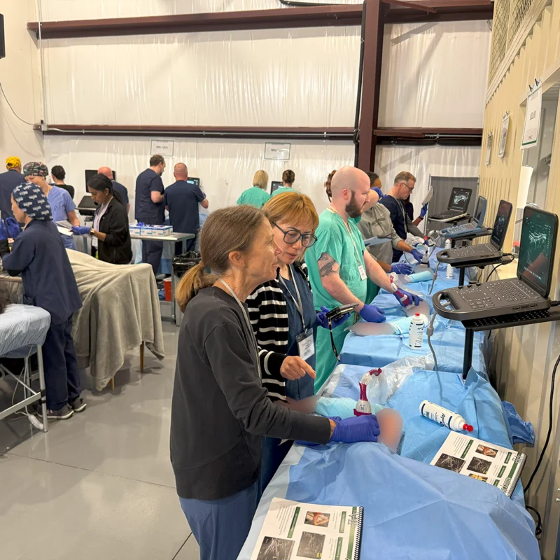 Maverick Medical Mastering Regional Anesthesia Techniques at in location lab.