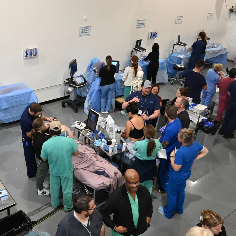 Maverick Medical Mastering Regional Anesthesia Techniques at in location lab.