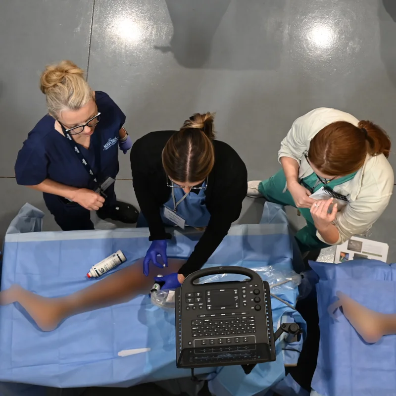 Maverick Medical Mastering Regional Anesthesia Techniques at in location lab.