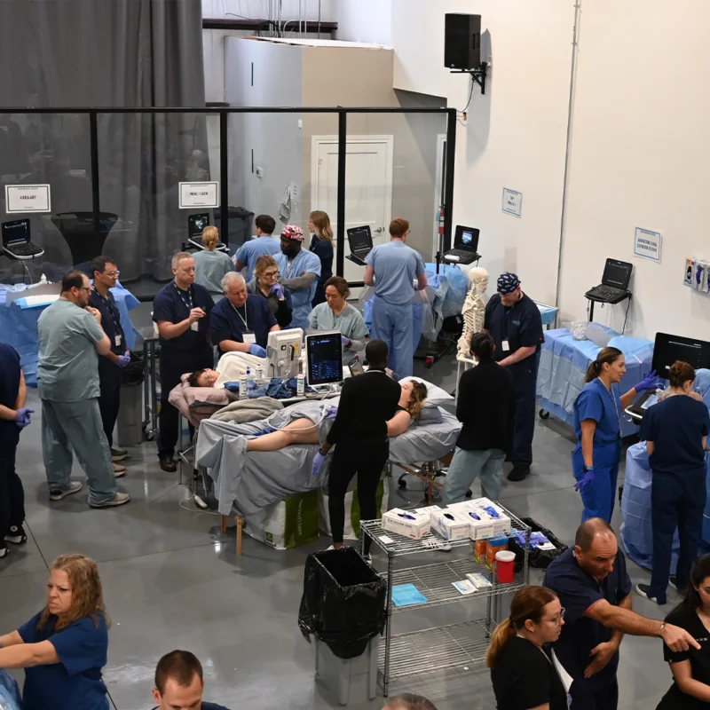 Maverick Medical Mastering Regional Anesthesia Techniques at in location lab.