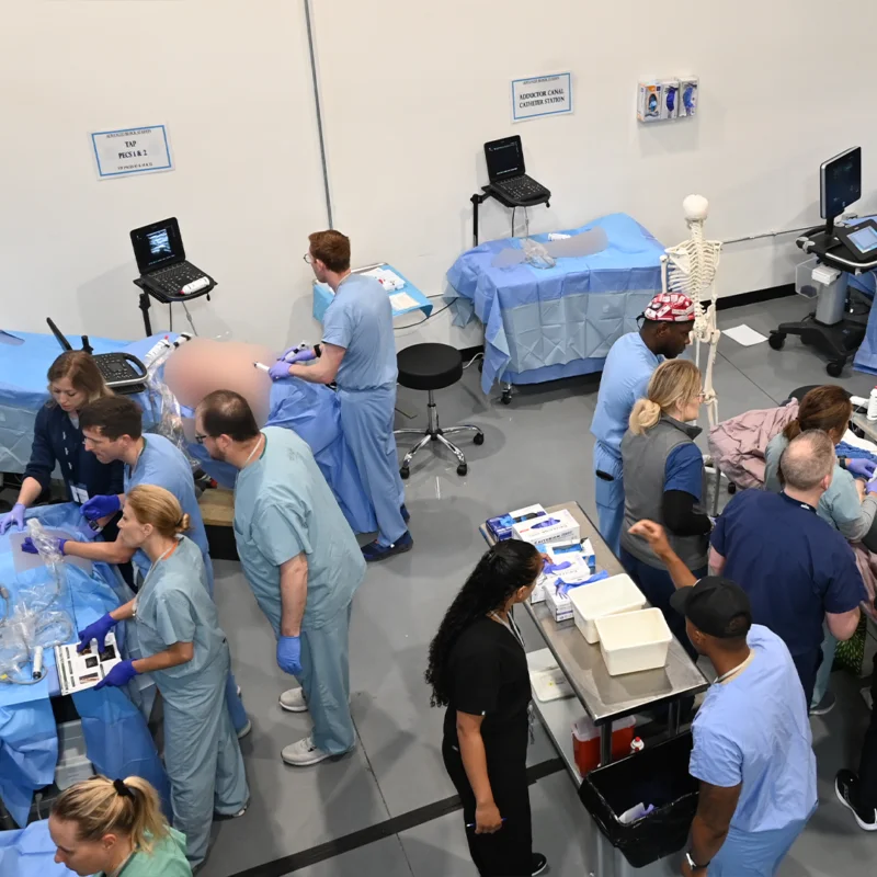 Maverick Medical Mastering Regional Anesthesia Techniques at in location lab.