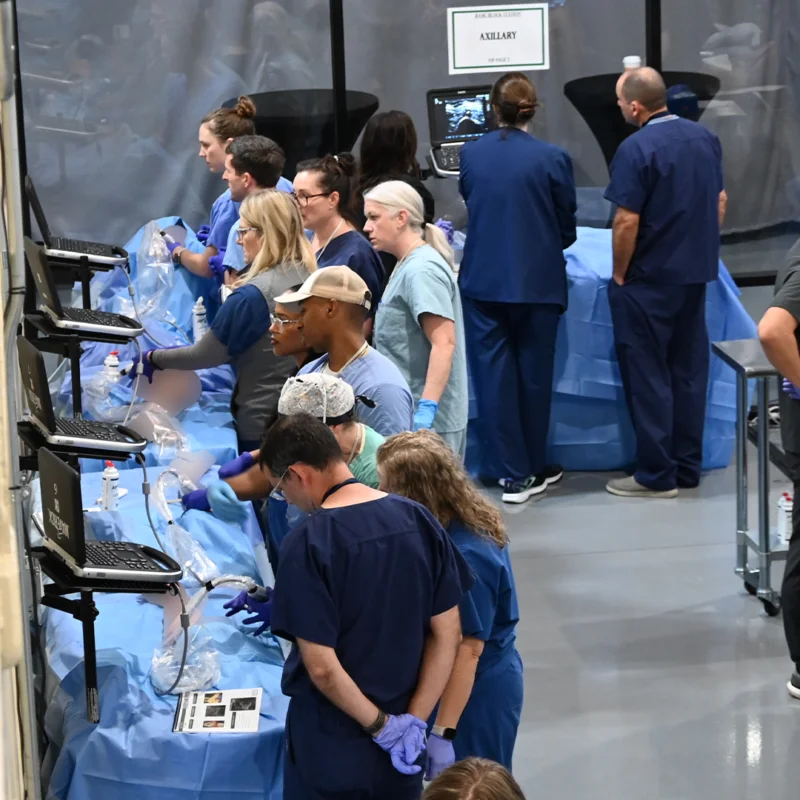 Maverick Medical Mastering Regional Anesthesia Techniques at in location lab.