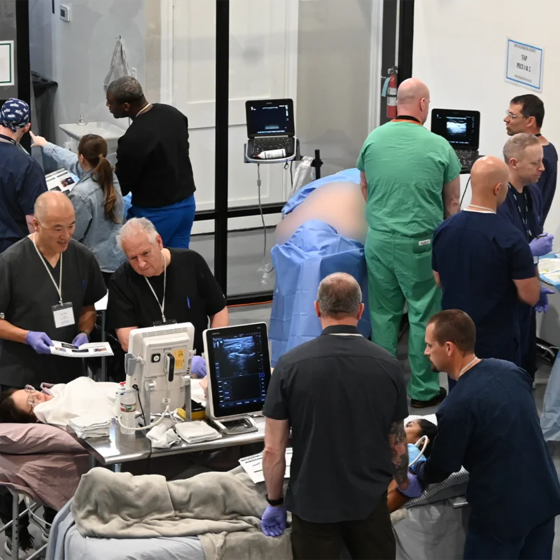 Maverick Medical Mastering Regional Anesthesia Techniques at in location lab.