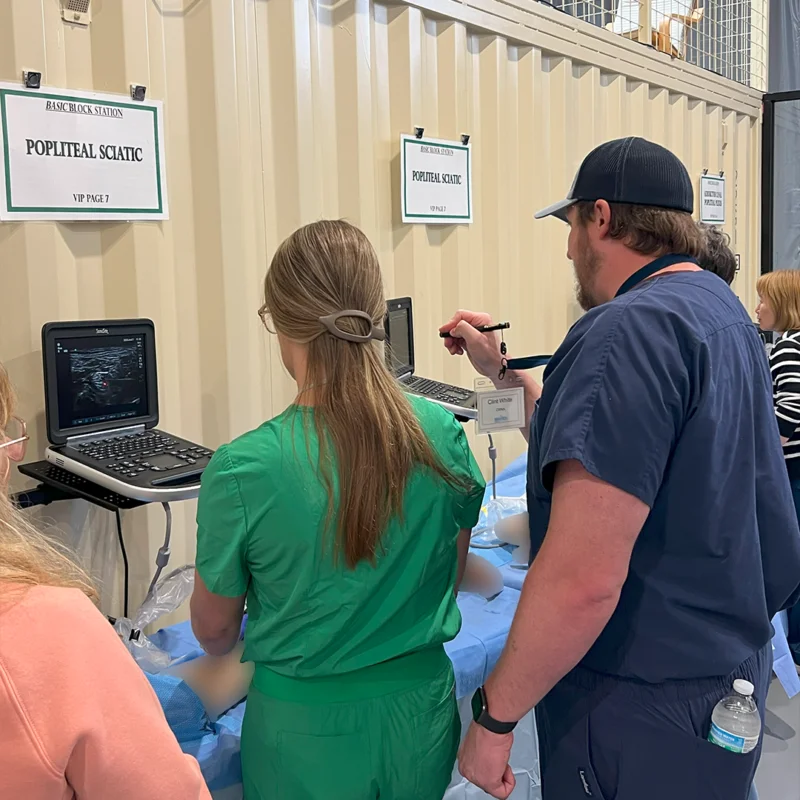 Maverick Medical Mastering Regional Anesthesia Techniques at in location lab.