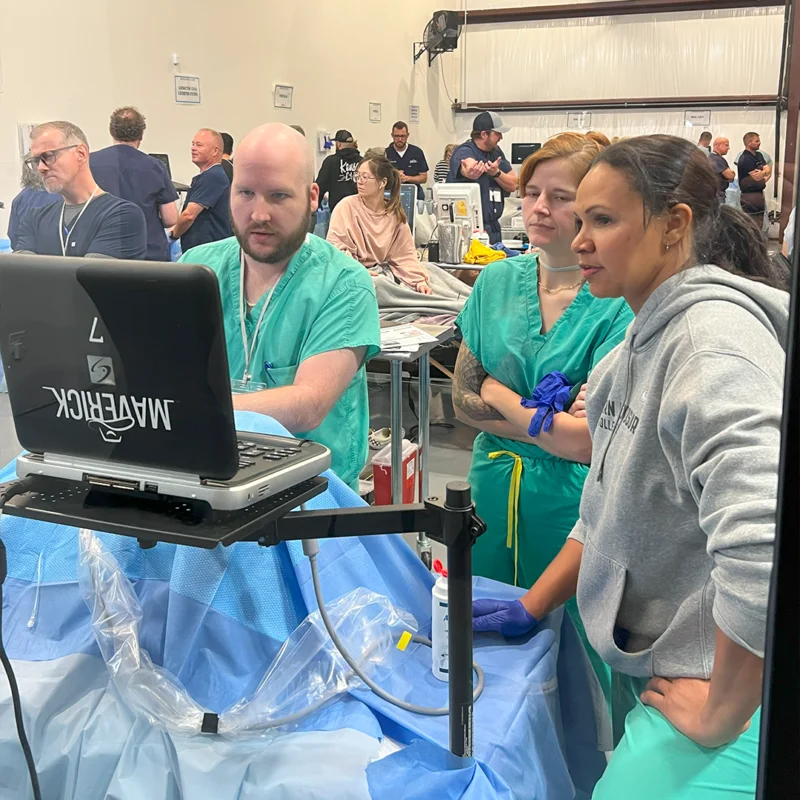 Maverick Medical Mastering Regional Anesthesia Techniques at in location lab.