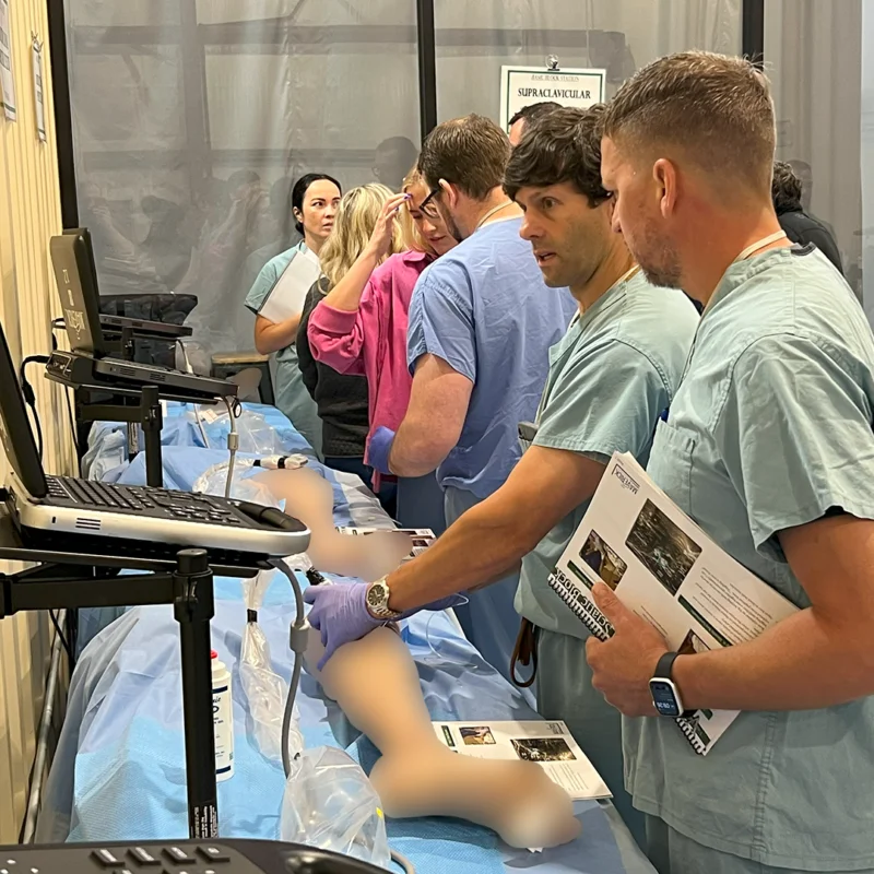 Maverick Medical Mastering Regional Anesthesia Techniques at in location lab.