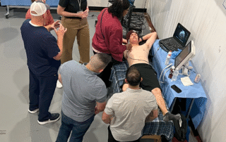 Maverick Medical Point of Care Ultrasound at in location lab.