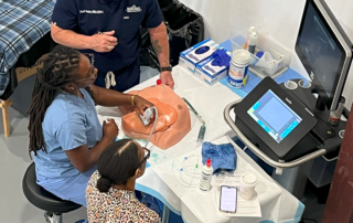 Maverick Medical Point of Care Ultrasound at in location lab.