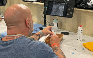 Maverick Medical Point of Care Ultrasound at in location lab.