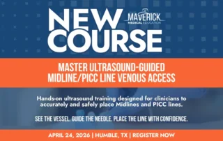 Ultrasound-Guided Venous Access Course by Maverick Medical Education for MidLine and PICC line training
