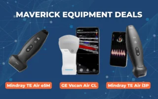 Premium ultrasound equipment deals featuring GE Vscan Air and Mindray TE Air devices